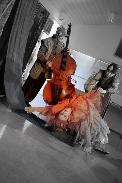 Möguleikhúsið lék við hvern sinn fingur í Súðavíkurskóla