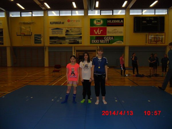 Glímumót grunnskóla 2014