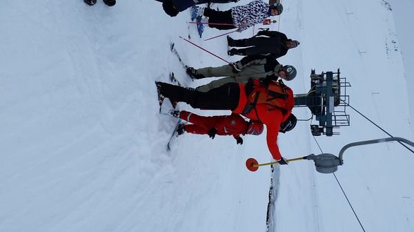 Glæsileg skíðaferð