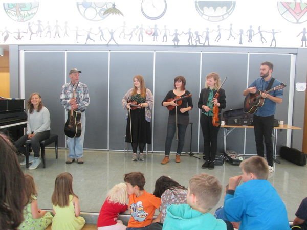 Tónlistarmenn í heimsókn