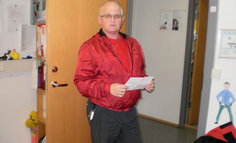 Húsvörðurinn styður okkur