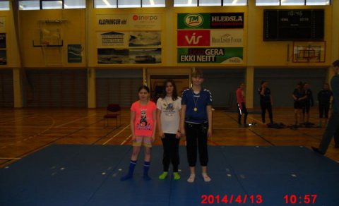 Glímumót grunnskóla 2014