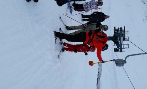 Glæsileg skíðaferð