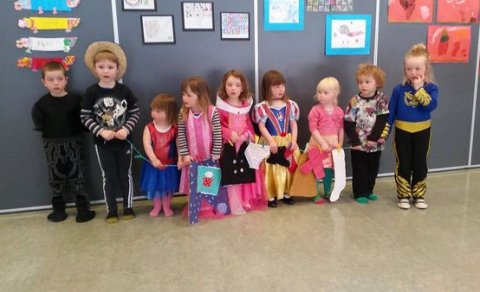 Syngjandi leikskólanemar