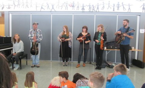 Tónlistarmenn í heimsókn